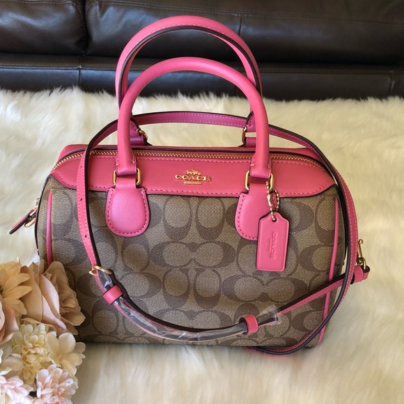 Coach Handbags - Brand NewCoach Bennett Satchel Crossbody Pink/Ruby
